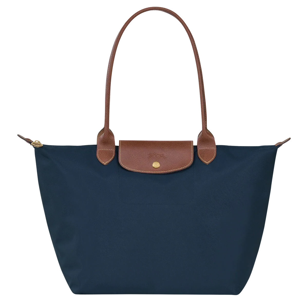 Longchamp - Μεγάλη Τσάντα Le Pliage Tote, Σκούρο Μπλε