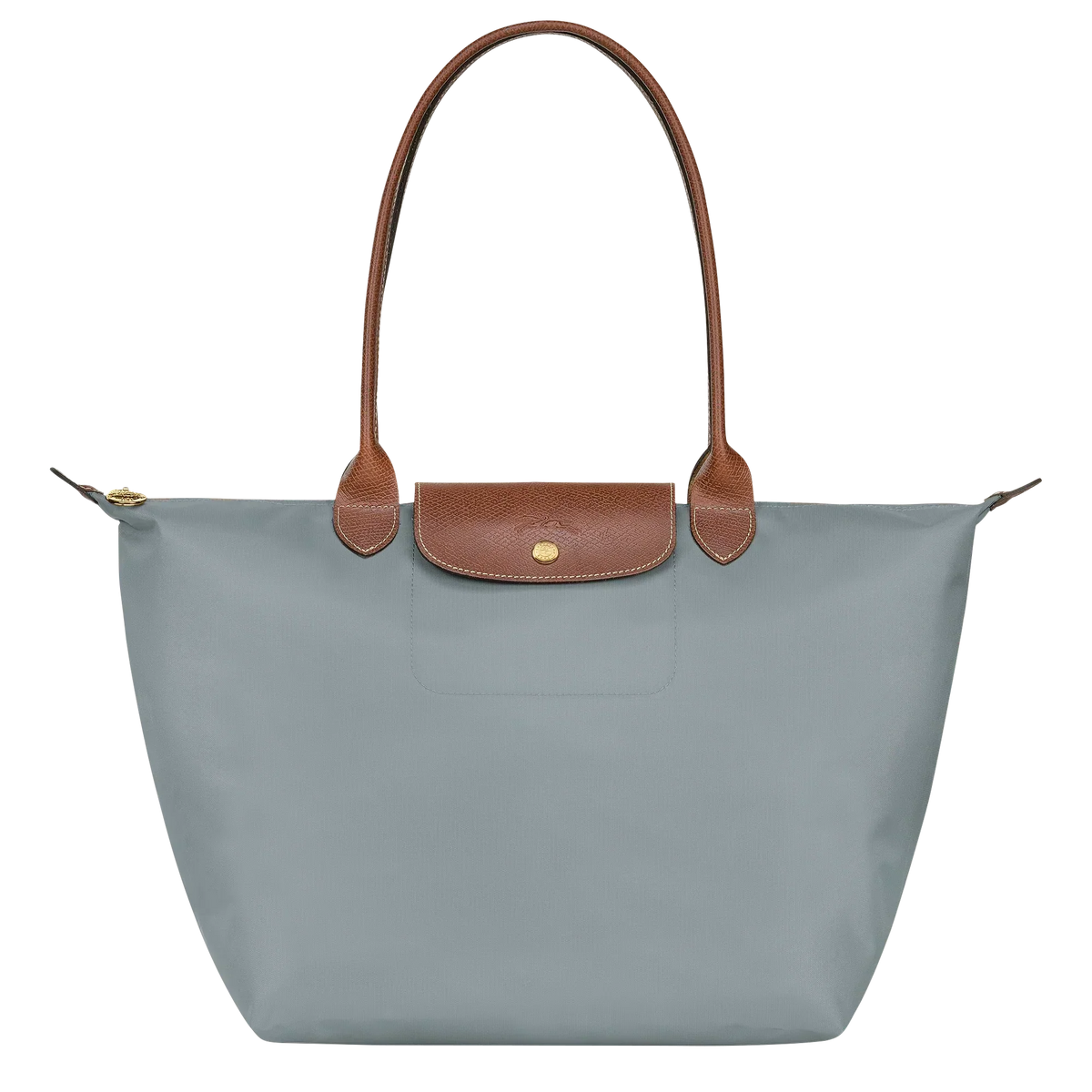 Longchamp - Τσάντα Tote Le Pliage Large, Ατσαλί