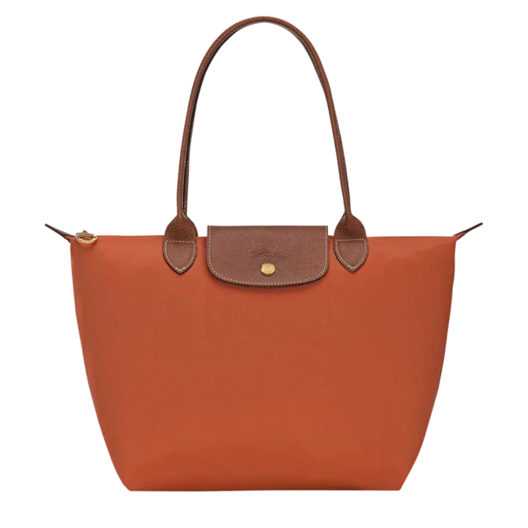 Longchamp - Τσάντα Tote Le Pliage Large, Κεραμιδί