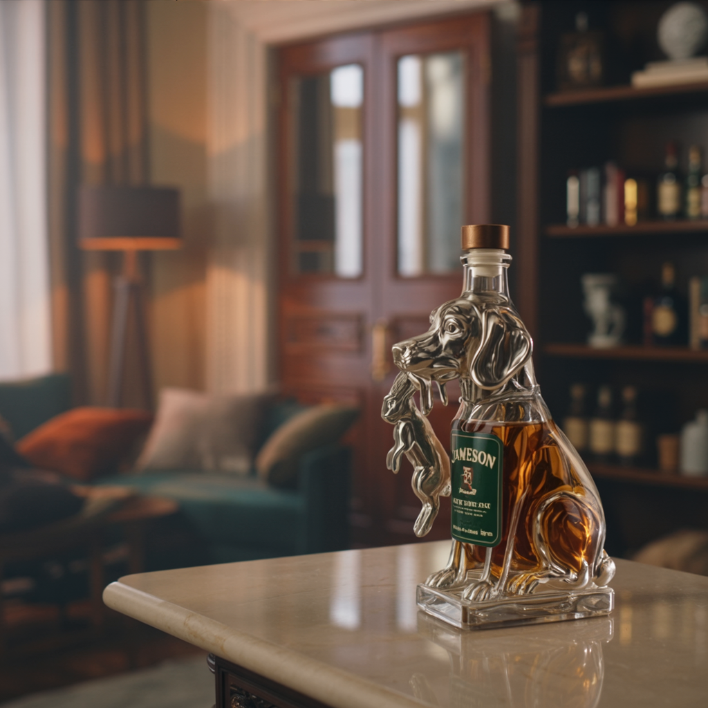 Jack Daniel's Whisky Bottle - Dog Edition