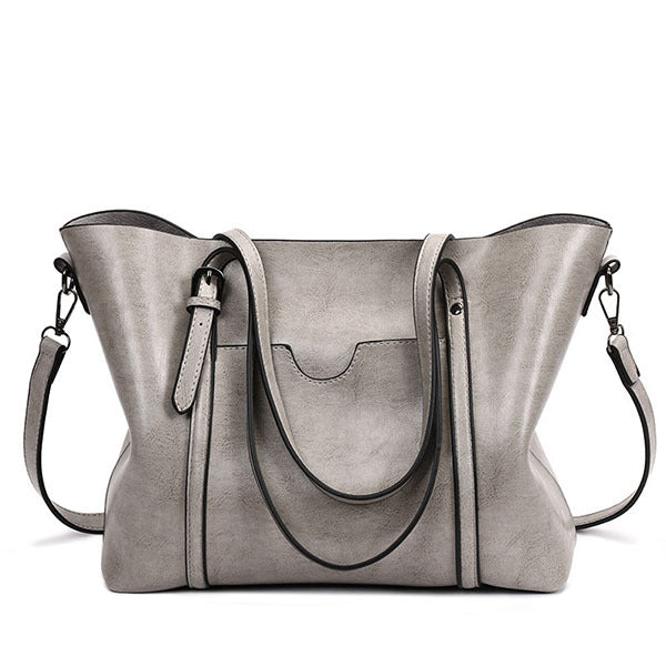 Sophia - Κομψή Δερμάτινη Τσάντα Tote Refined Elegance