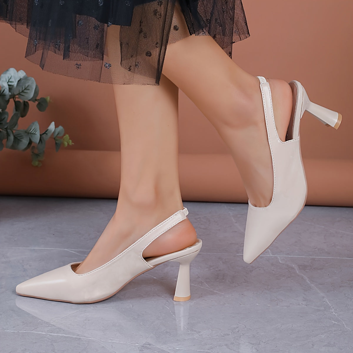 Sophia | Κομψές Slingback Γόβες