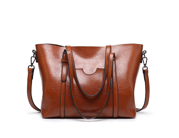 Sophia - Κομψή Δερμάτινη Τσάντα Tote Refined Elegance