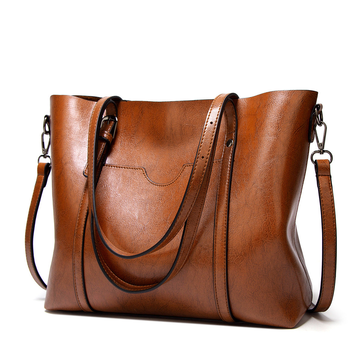 Sophia - Κομψή Δερμάτινη Τσάντα Tote Refined Elegance