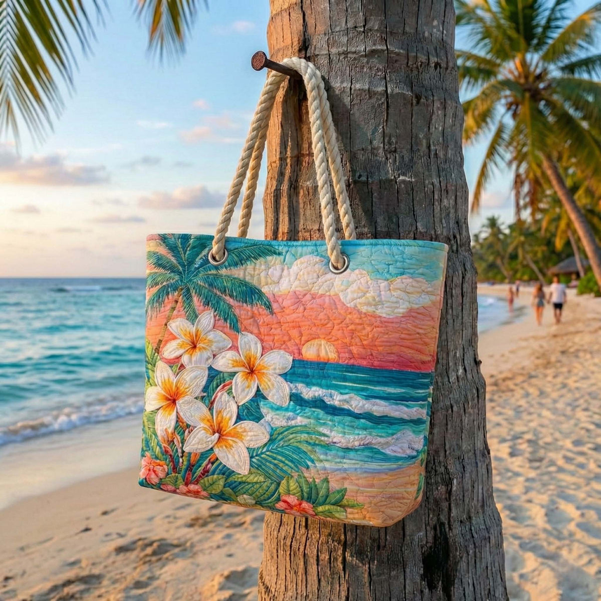 Καπιτονέ τσάντα θαλάσσης Tropical Vibe