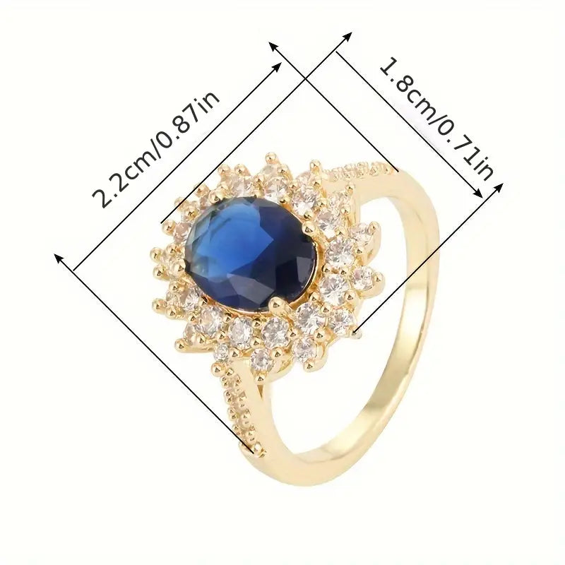 Χρυσό Δαχτυλίδι Vionne Sapphire