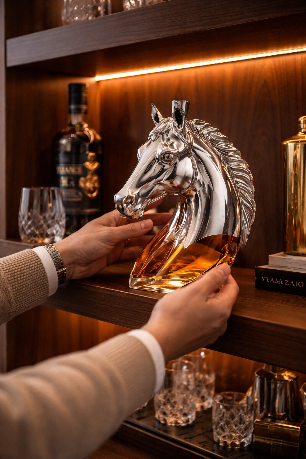 Whiskey Bottle – Horse Head Edition