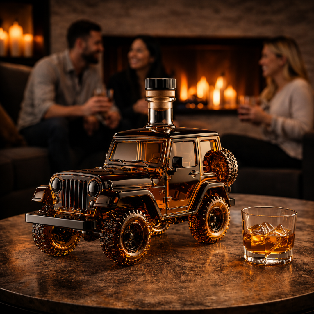 Whisky Bottle - Jeep Edition