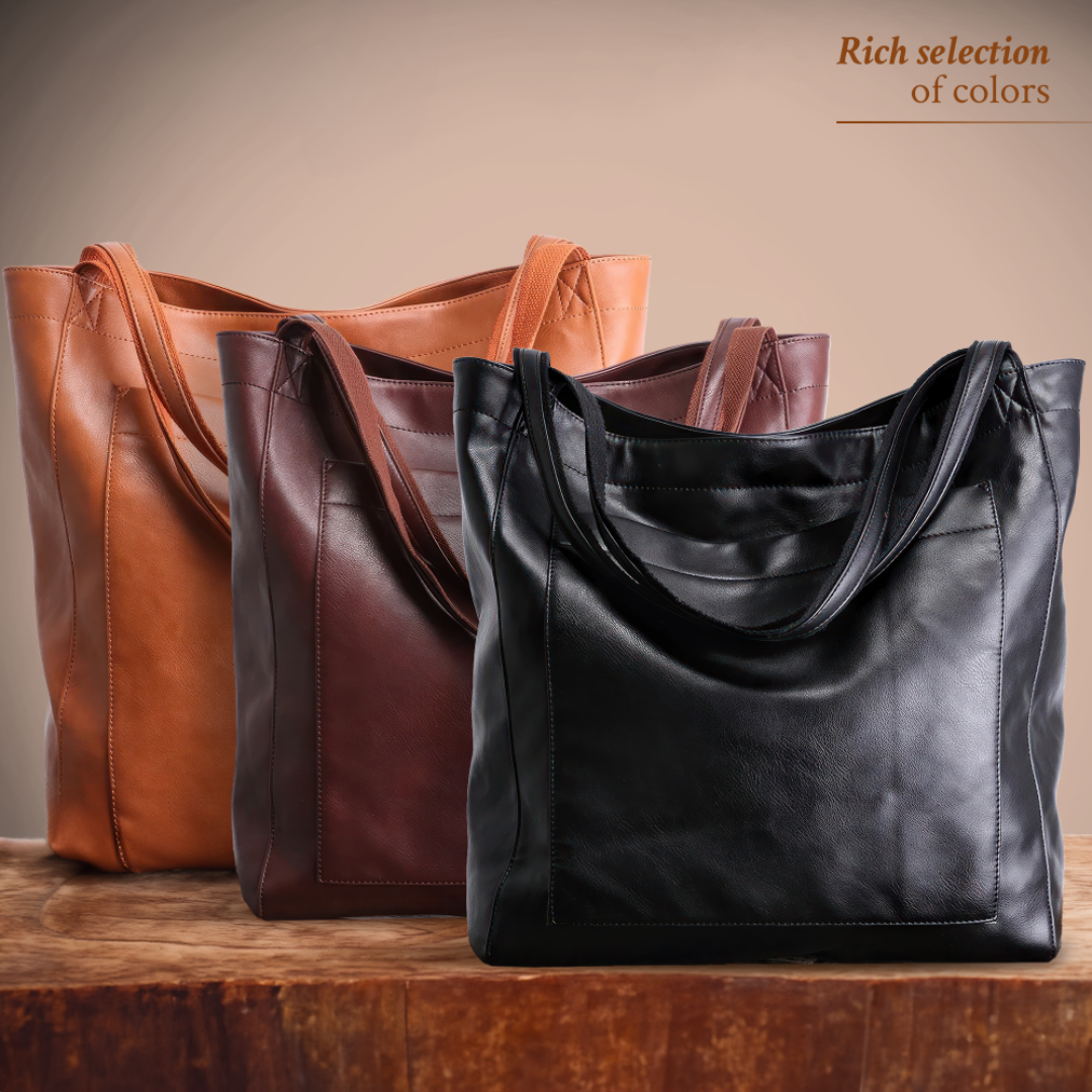Carol - Modern Chic Δερμάτινη Τσάντα Tote