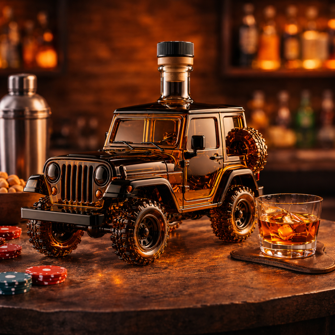 Whisky Bottle - Jeep Edition