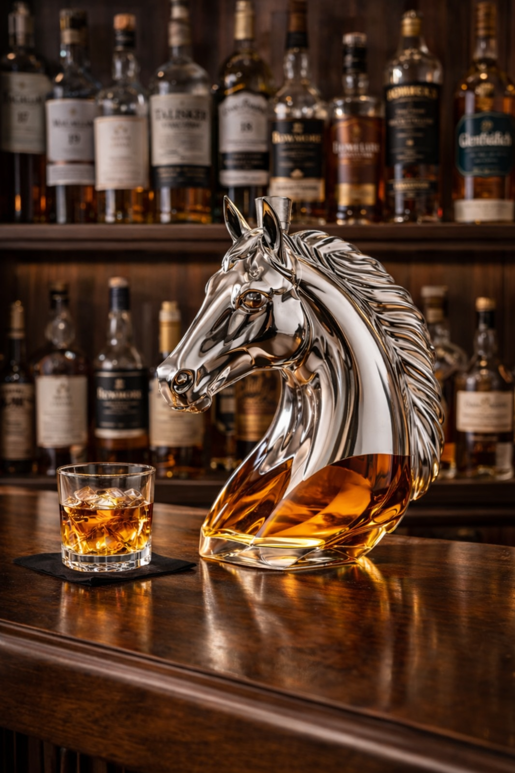 Whiskey Bottle – Horse Head Edition