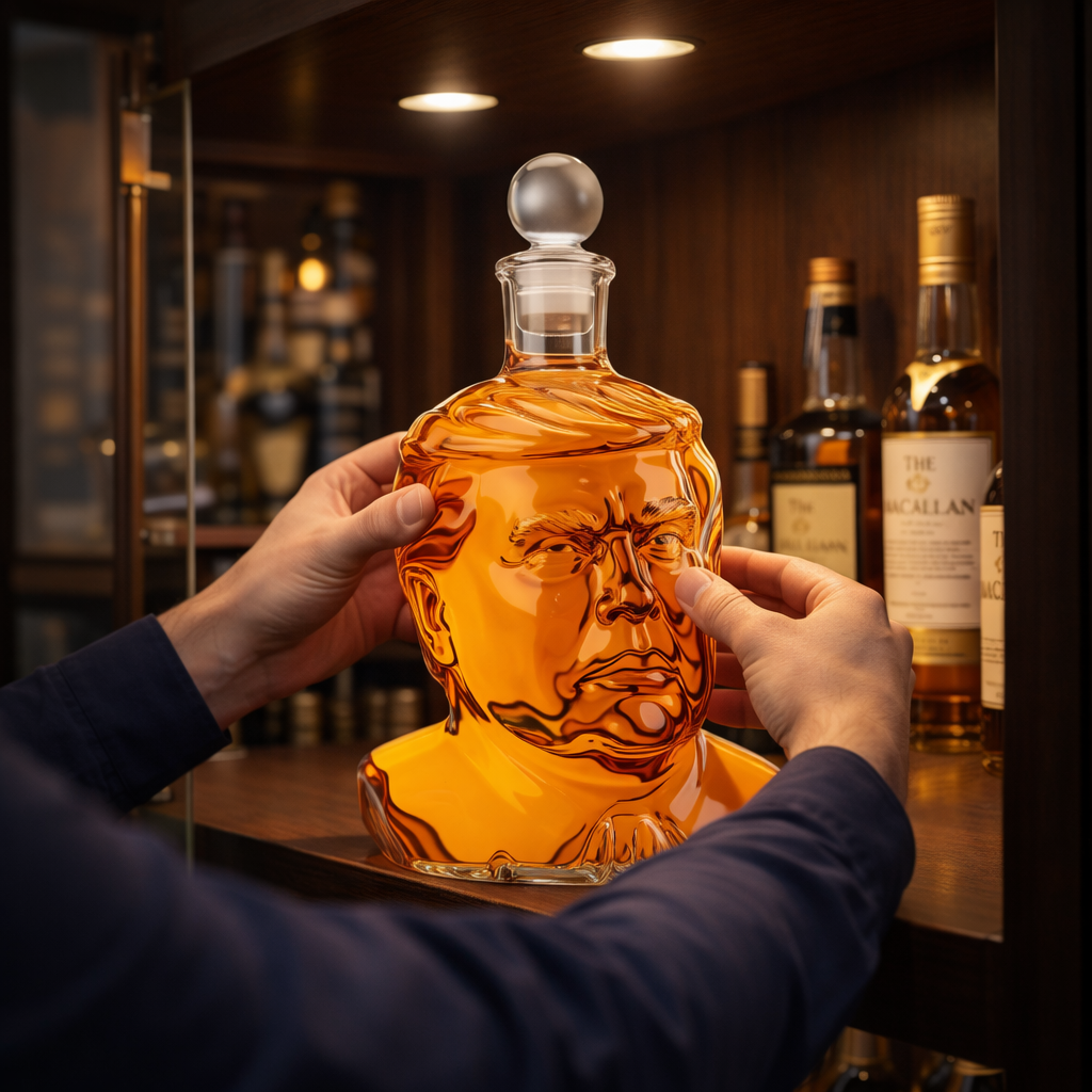 Whiskey Bottle - President Trump Edition