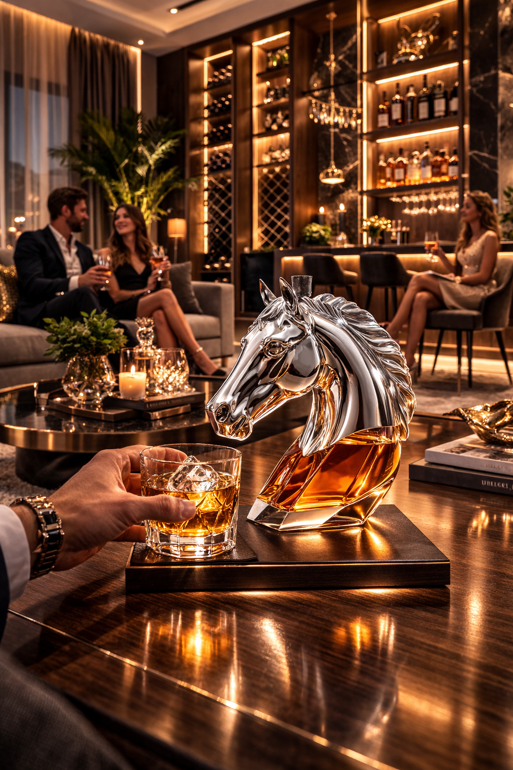 Whiskey Bottle – Horse Head Edition