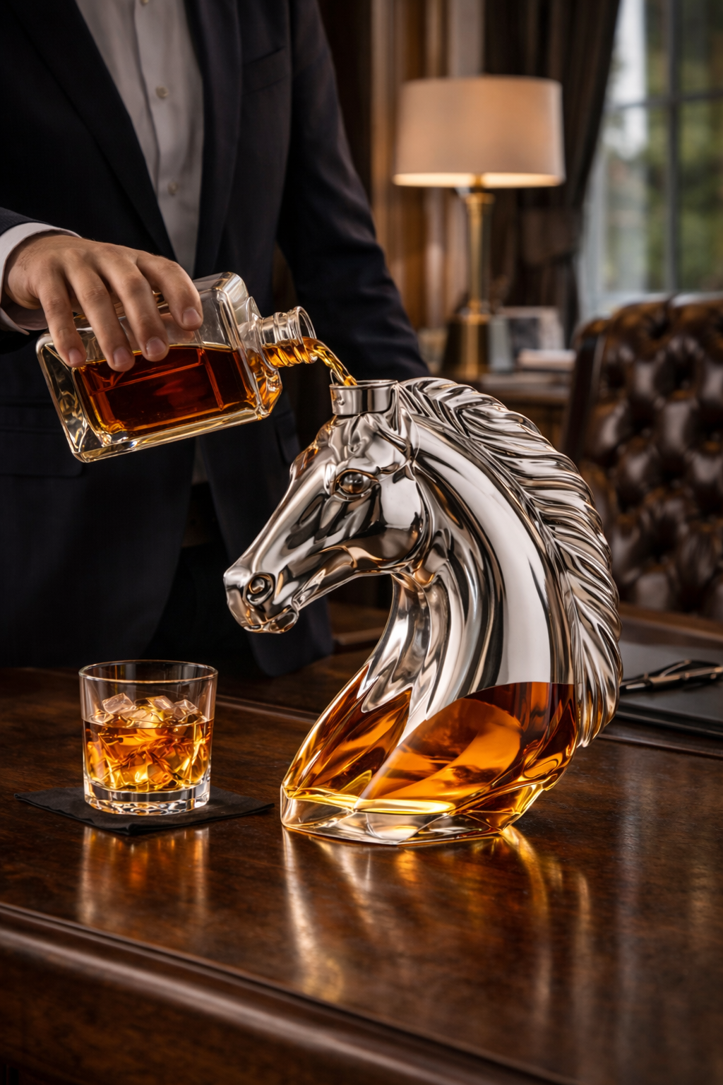 Whiskey Bottle – Horse Head Edition