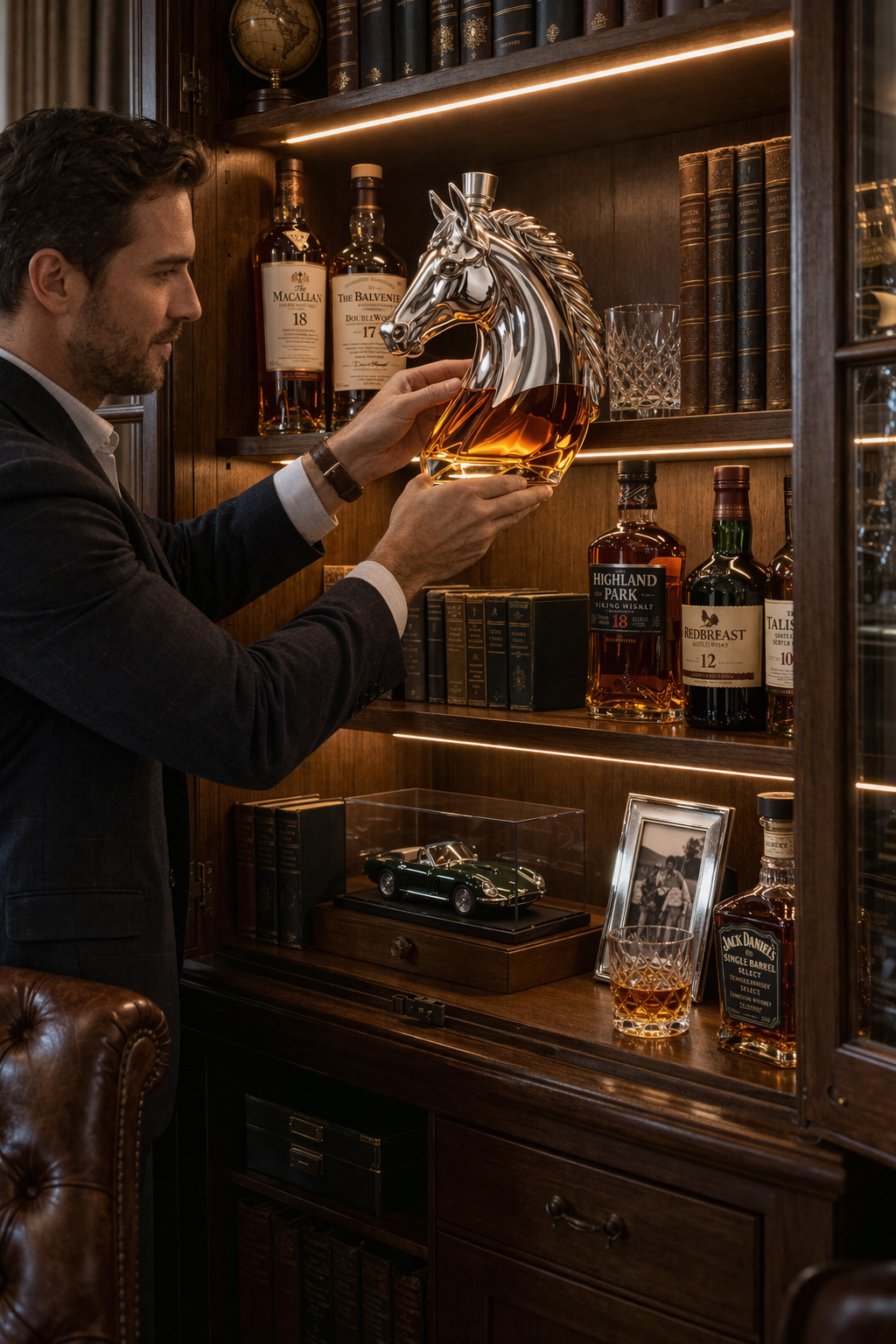 Whiskey Bottle – Horse Head Edition