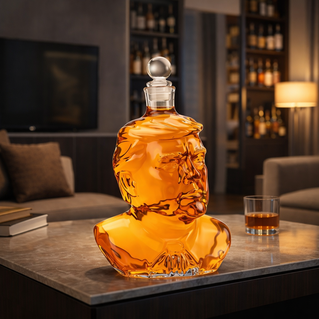 Whiskey Bottle - President Trump Edition