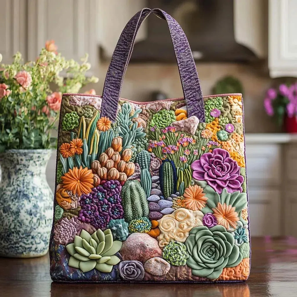 Handmade Succulent Garden Bag
