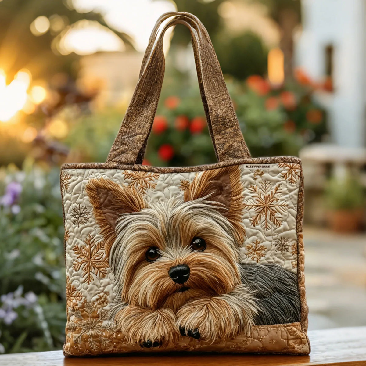 Brilliant Handmade Yorkie Bag