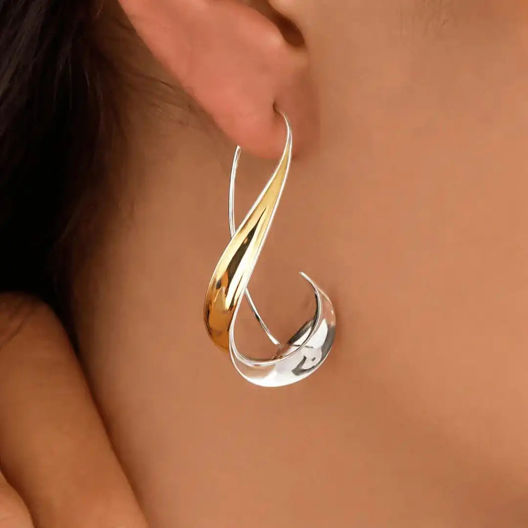 Εκλεπτυσμένα Διαχρονικά Σκουλαρίκια Gold Elegance