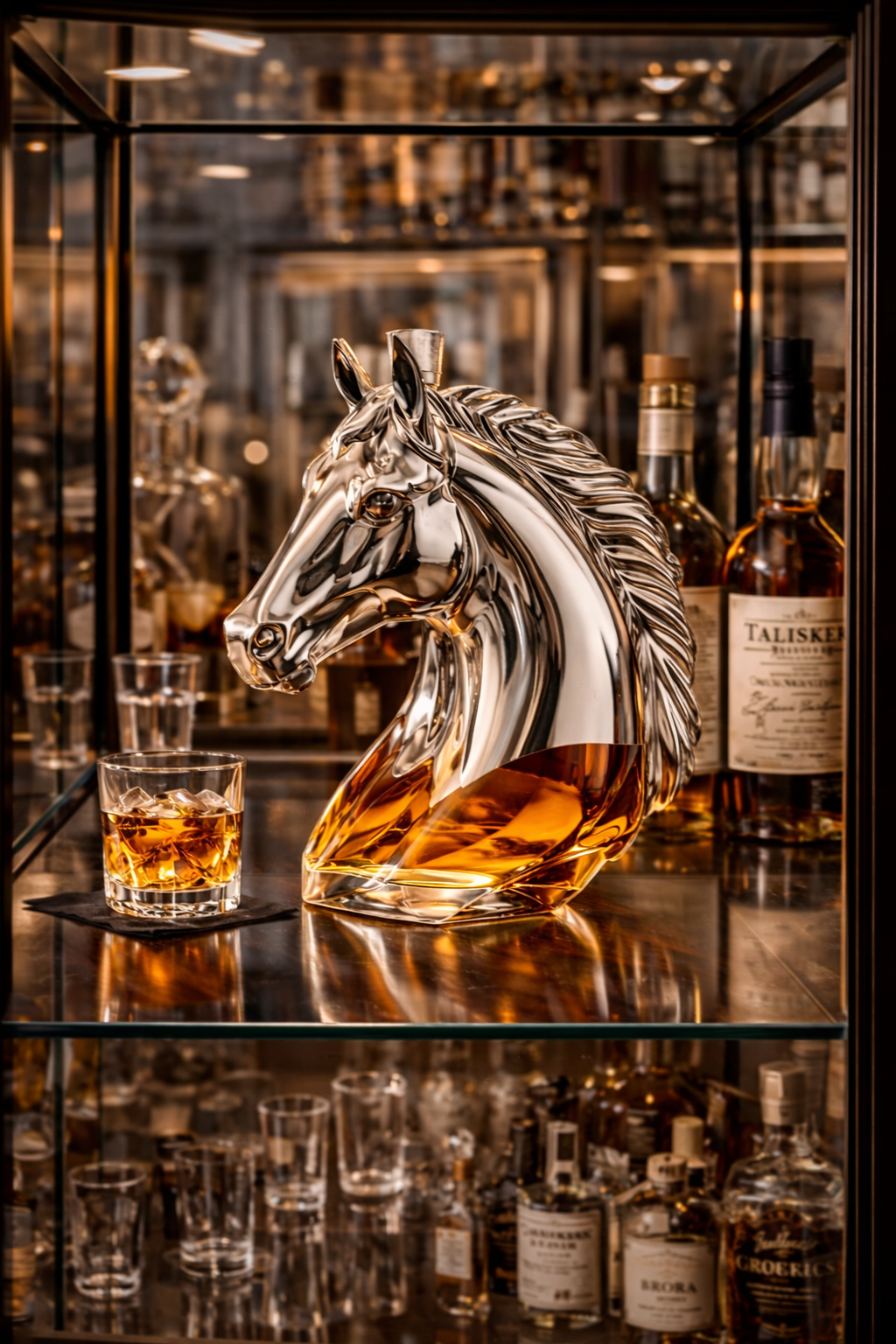 Whiskey Bottle – Horse Head Edition