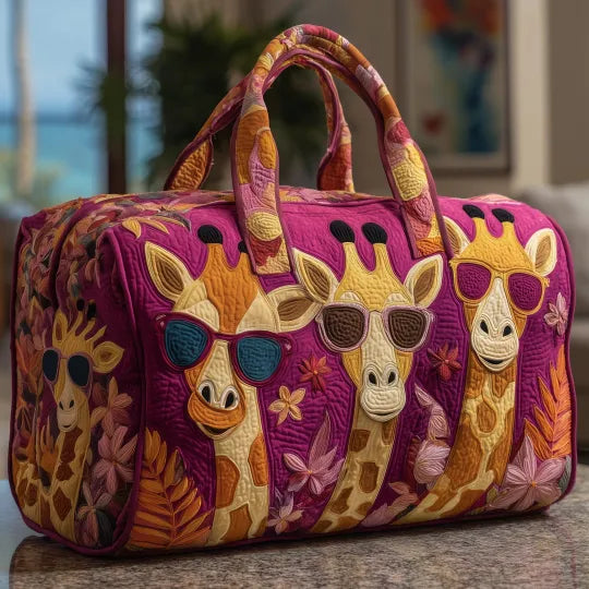 Quilted Giraffe Travel Bag
