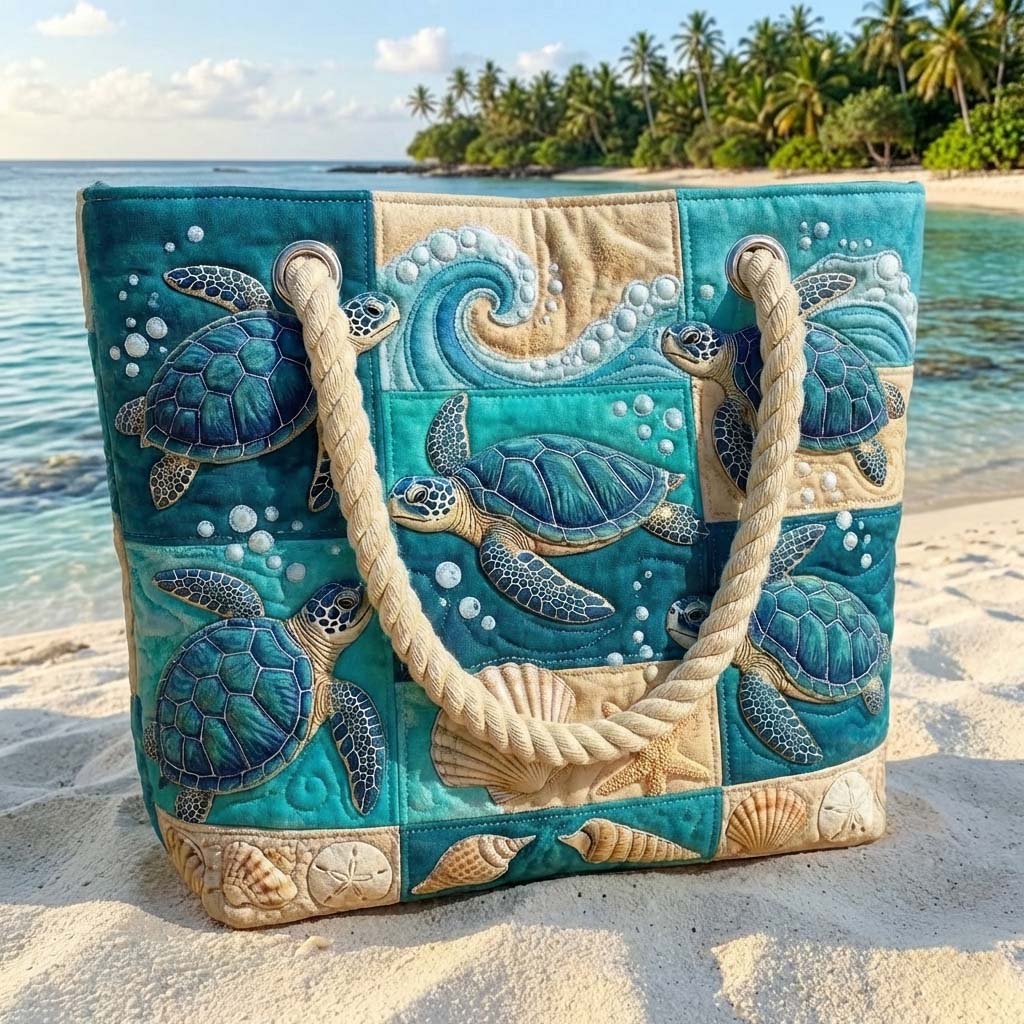 Καπιτονέ τσάντα παραλίας Turtle Bay