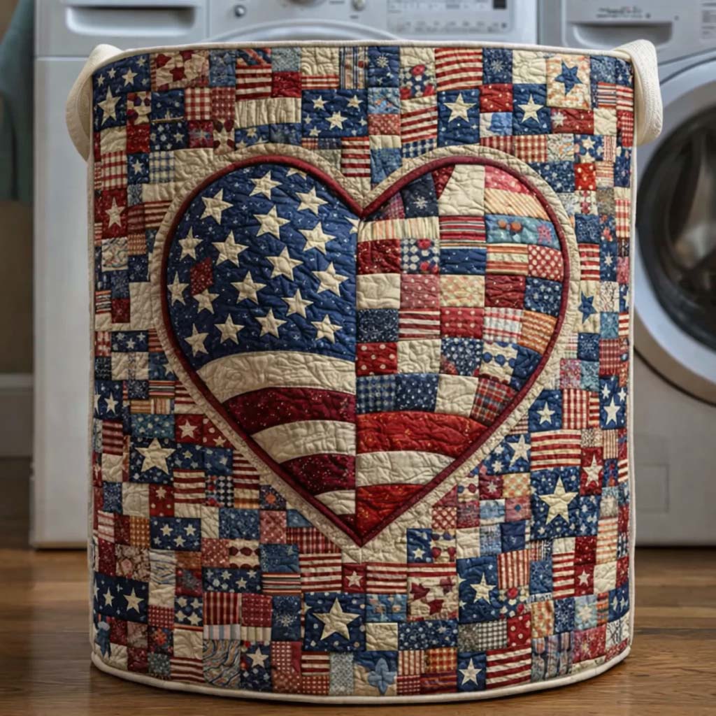 Καπιτονέ Καλάθι Απλύτων Liberty Heart