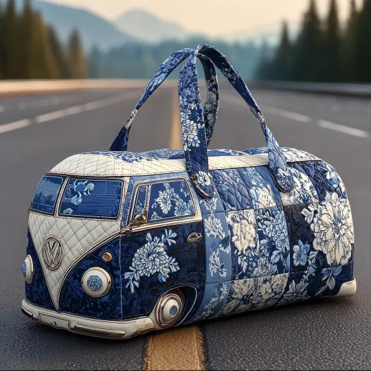 Quilted Travel Bag Van Indigo