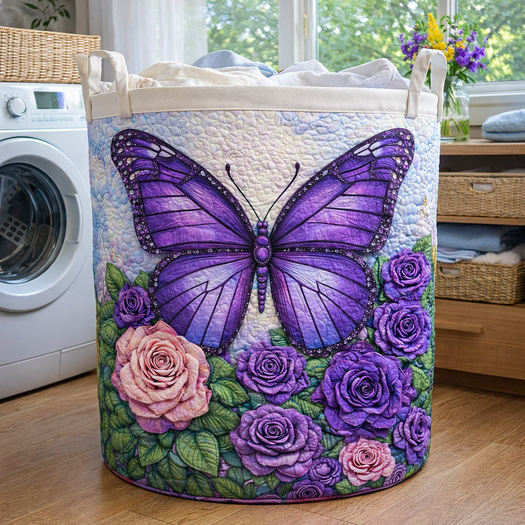 Καπιτονέ Καλάθι Απλύτων Meadow Flutter