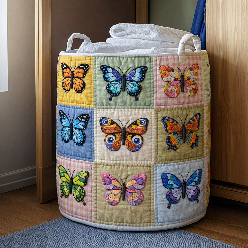 Καπιτονέ Καλάθι Απλύτων Meadow Flutter