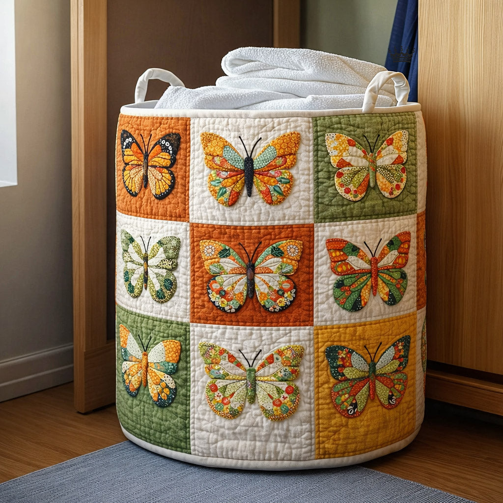 Καπιτονέ Καλάθι Απλύτων Meadow Flutter