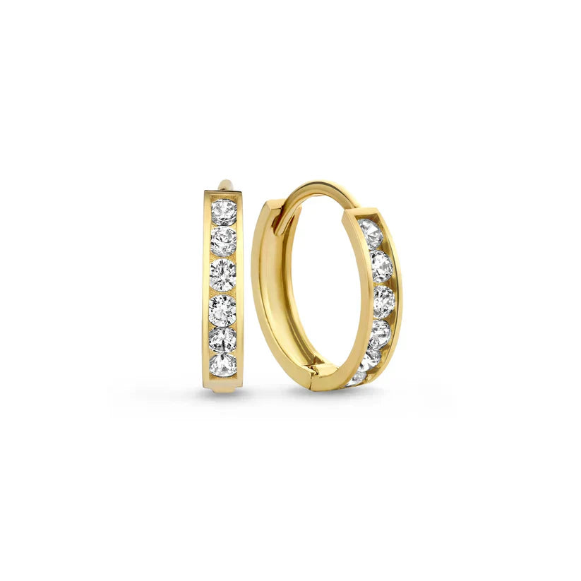 Brillane™ | Σετ Σκουλαρίκια με Πέτρες σε Χρυσό 14K