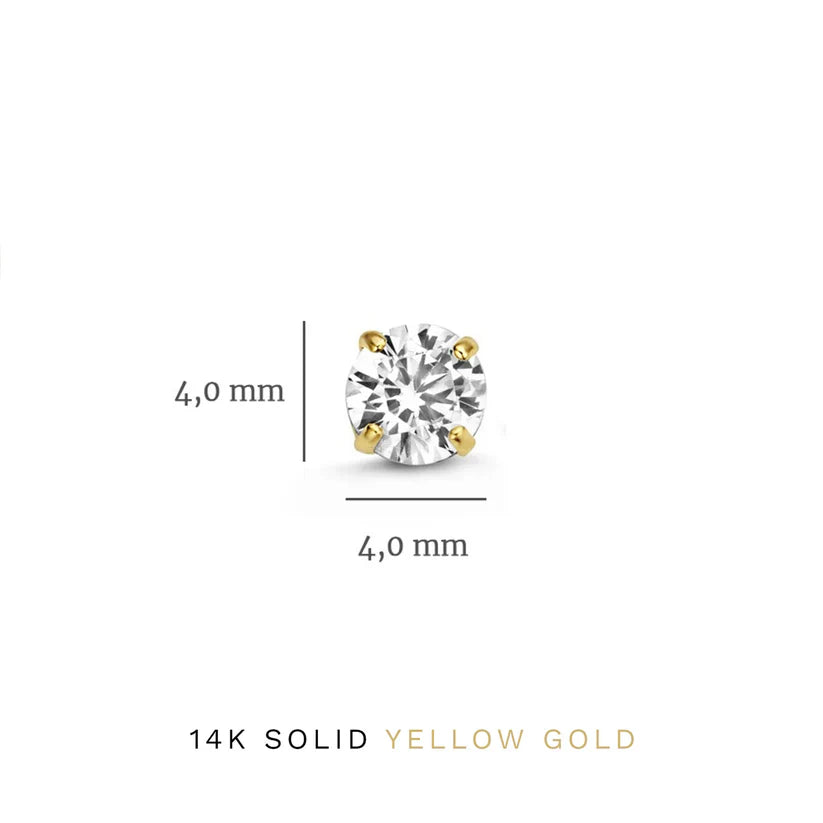 Brillane™ | Σετ Σκουλαρίκια με Πέτρες σε Χρυσό 14K