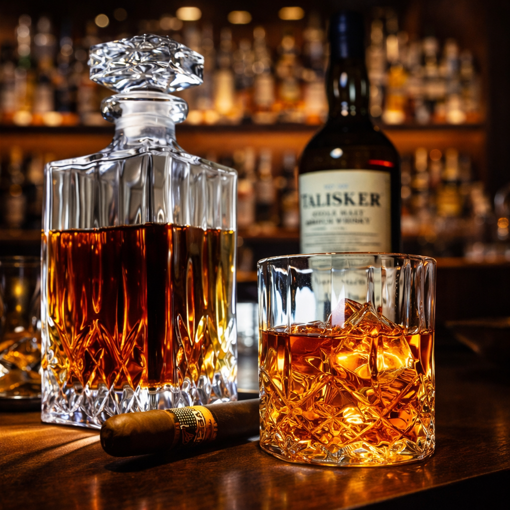 Μπουκάλι Ουίσκι - Σετ Μπουκαλιού και Ποτηριών