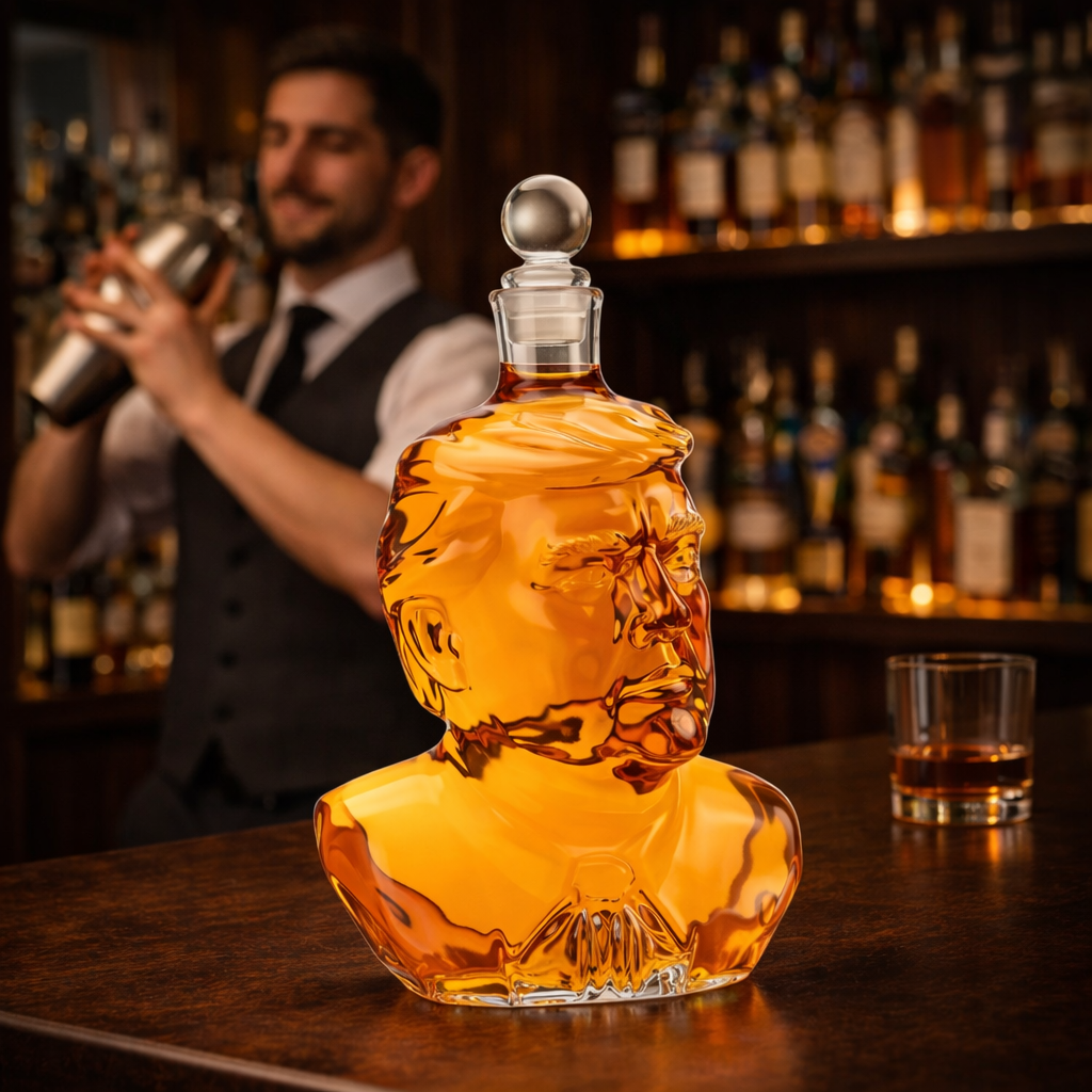 Whiskey Bottle - President Trump Edition