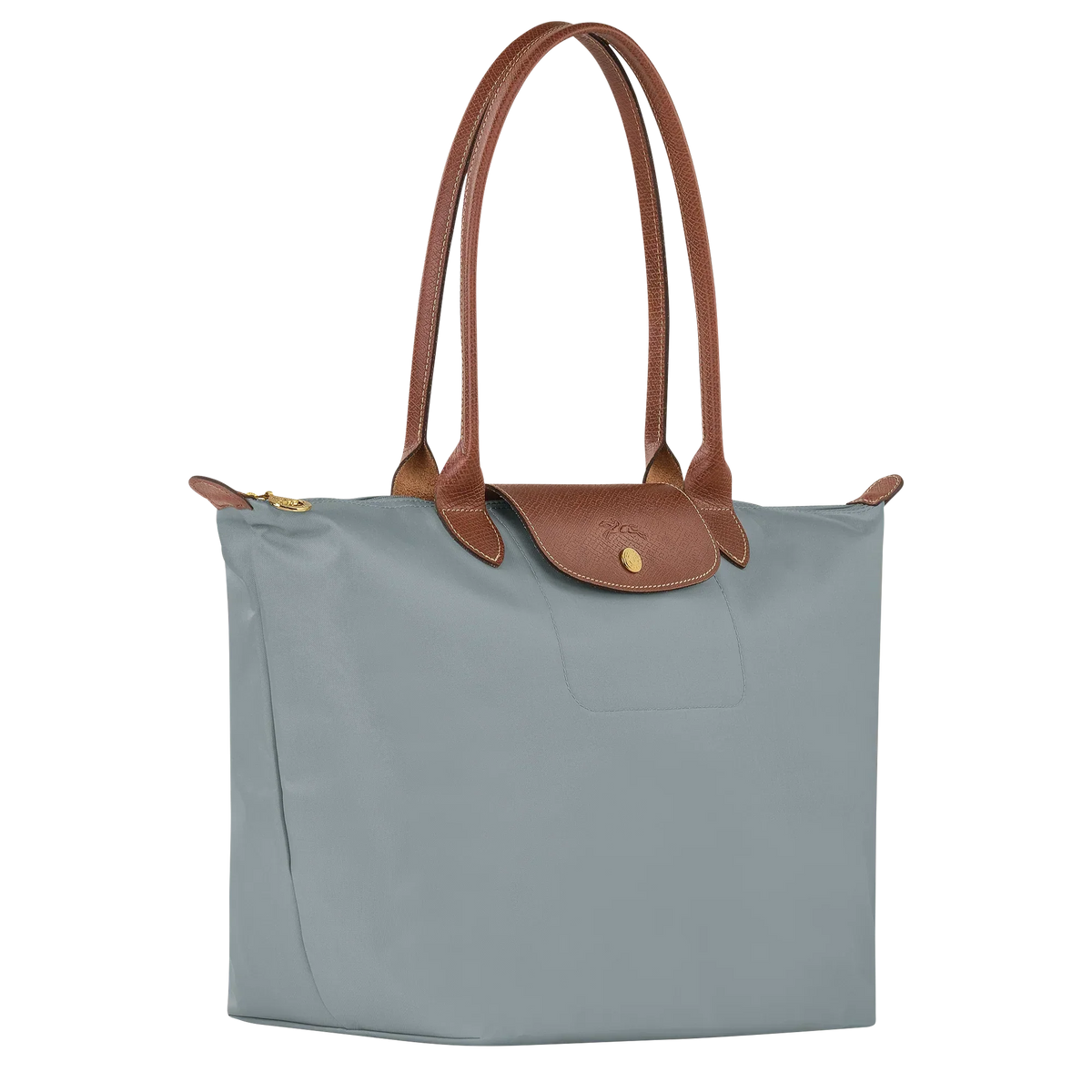Longchamp - Τσάντα Tote Le Pliage Large, Ατσαλί
