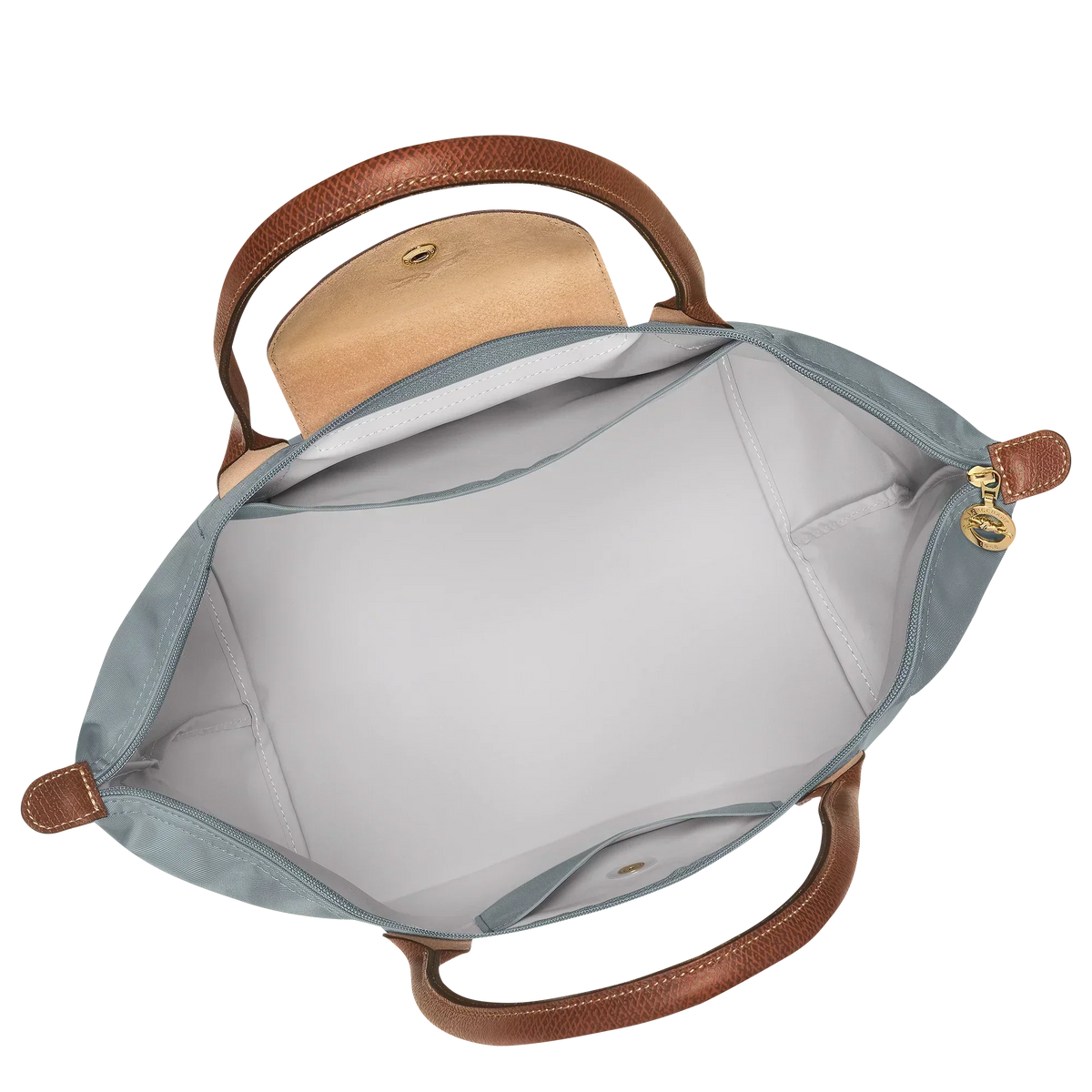 Longchamp - Τσάντα Tote Le Pliage Large, Ατσαλί