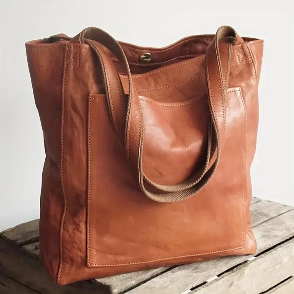 Carol - Modern Chic Δερμάτινη Τσάντα Tote