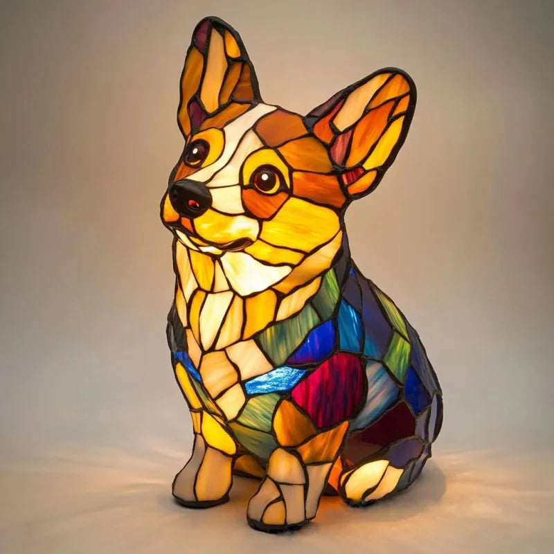 Γυαλιστερό Φωτιστικό Corgi