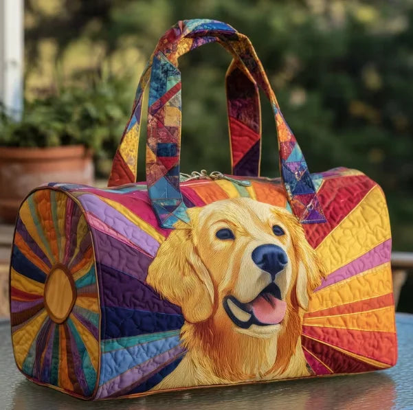Golden Retriever Patchwork Sunshine Bag
