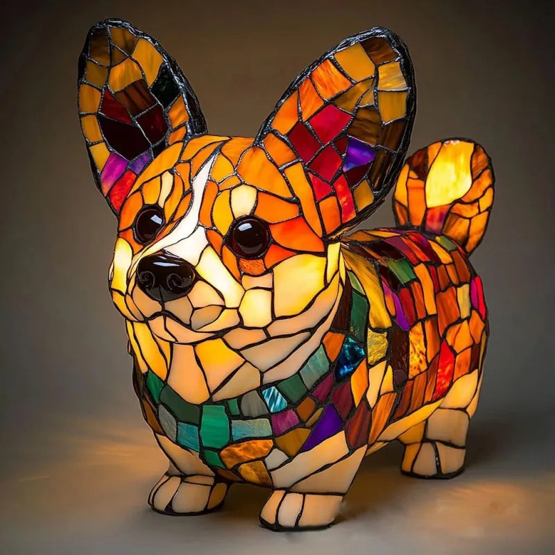 Γυαλιστερό Φωτιστικό Corgi