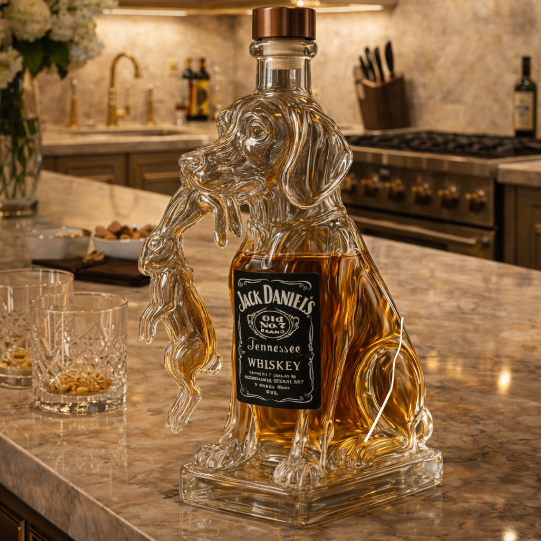 Jack Daniel's Whisky Bottle - Dog Edition