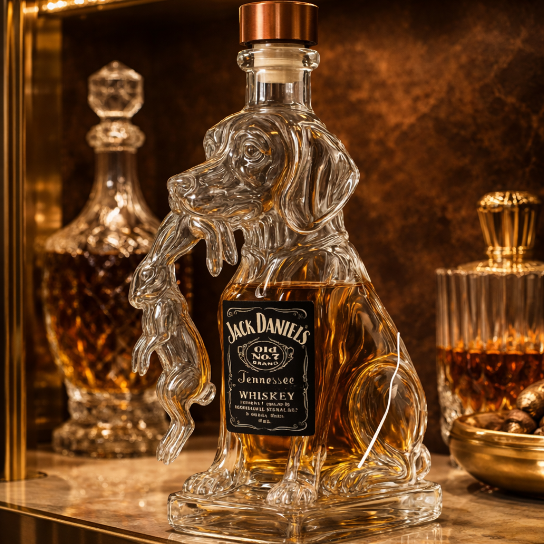 Jack Daniel's Whisky Bottle - Dog Edition