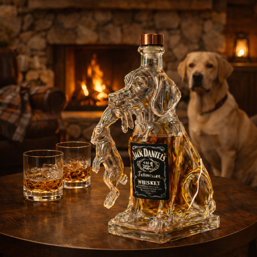 Jack Daniel's Whisky Bottle - Dog Edition