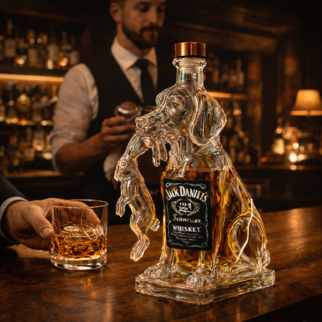Jack Daniel's Whisky Bottle - Dog Edition