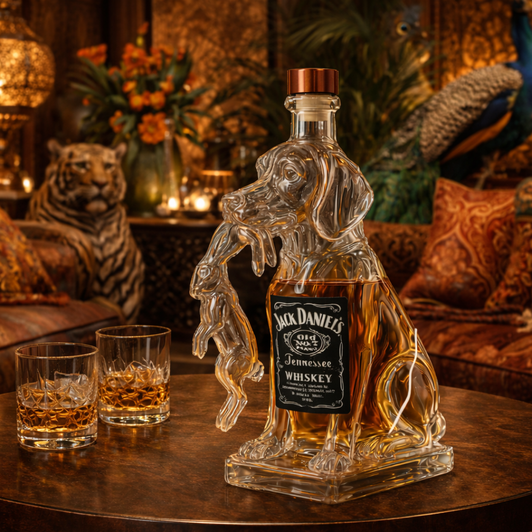 Jack Daniel's Whisky Bottle - Dog Edition