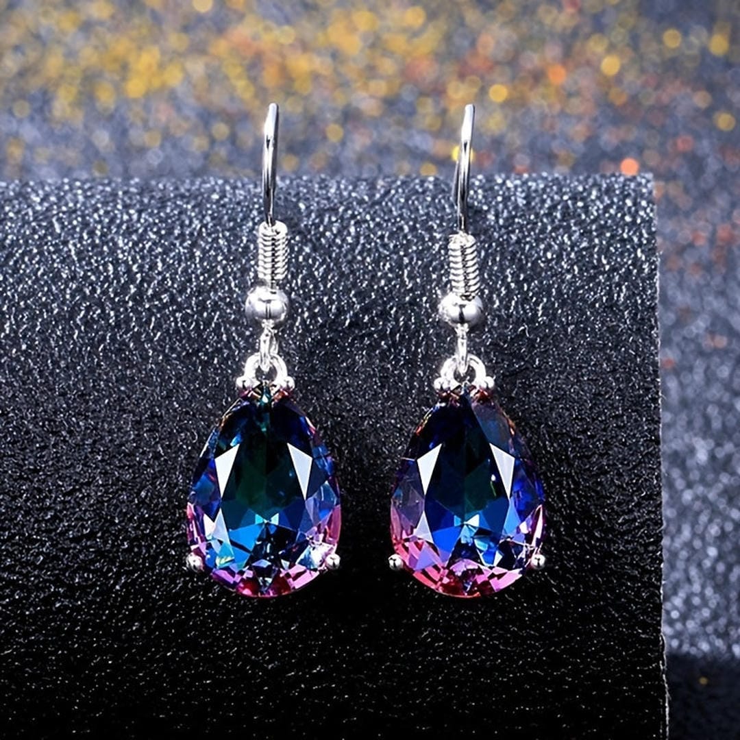 Σκουλαρίκια Sapphire Rainbow Elegance