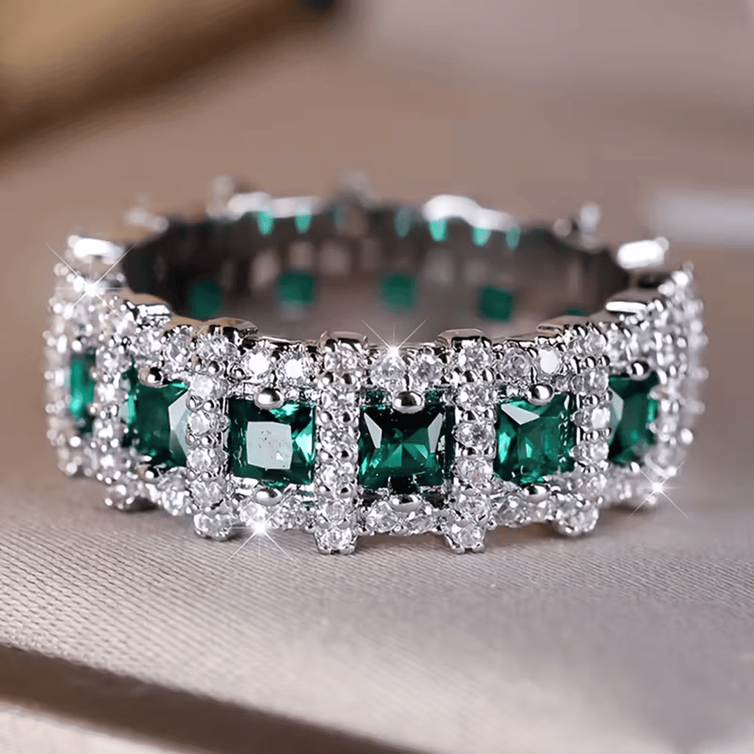 Δαχτυλίδι Ολόβερο Luxe Emerald