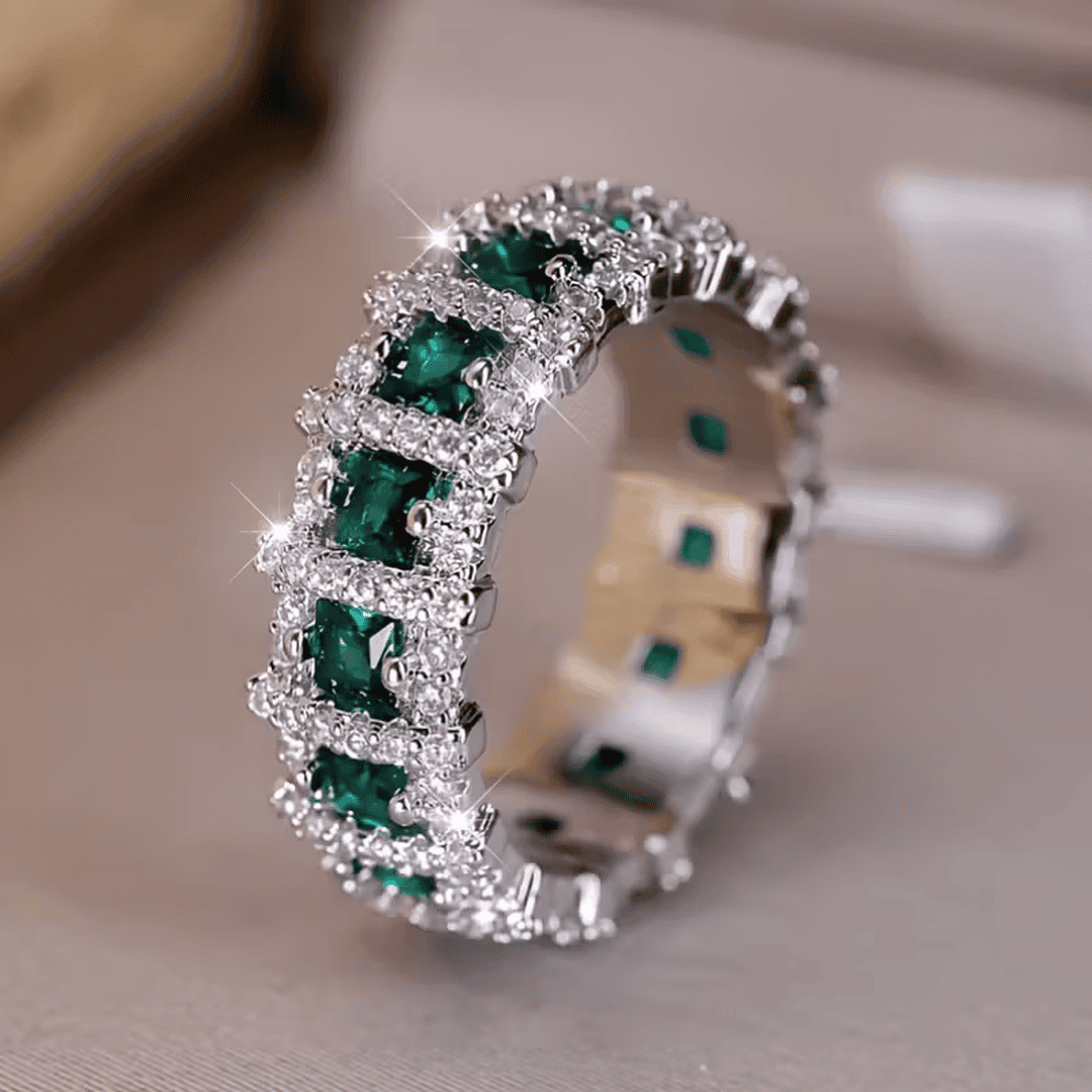 Δαχτυλίδι Ολόβερο Luxe Emerald