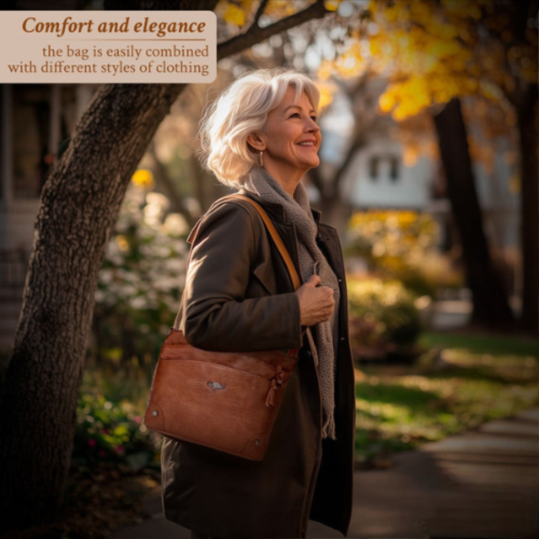 Judith - Δερμάτινη τσάντα χειρός Signature Elegance